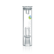 AquaVape 14mm Female Water Bubbler Glass Piece Pipe Tool Filter With Cap