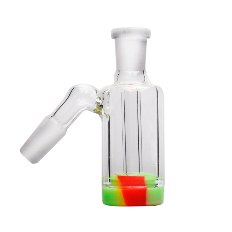 90 45 Degree 14mm male female Ash Catcher Reclaim Catcher with Silicon