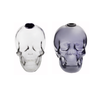 Coloured Skull Shape Glass Oil Burner Pipe Smoking Water Pipe Bong with Bowl Kit
