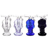 Cute Portable Oil Burner Water Pipe Bong Skull Shape With Whip Bowl Kit