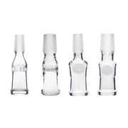 Elev8R 14mm 18mm Male Injector Bowl Glass Adapter Glass Stainless Steel Screen
