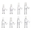 Elev8R Glass Injector Bowl Pass Through Adapter Water Pipe Bong Dab Rig Accessory
