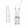 10mm 14mm 18mm Water Pipe Bong Glass Adapter with Thick 14mm Female Hubble Bubbler Glass For Arizer solo 3 Solo 2 Air Max AIr 2