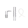 Arizer Extreme Q V-Tower Whip hose tubing Elbow Adapter Glass Mouthpiece Kit