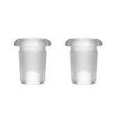 2PCS 14MM FEMALE TO 10MM MALE Glass Adapter Low Profile Reducer For Dynavap M & 10mm Vaporizers
