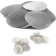 50PCS 1/2 inch Stainless Steel Pipe Round Bowl Screens for Arizer Solo 3 Solo2 Air2 Nax SE